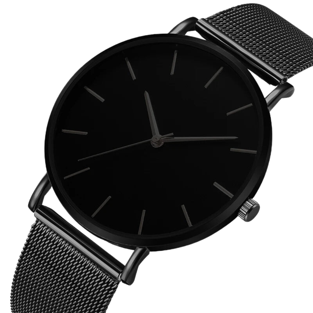 Men's Classic Minimalist Stainless Steel Watch