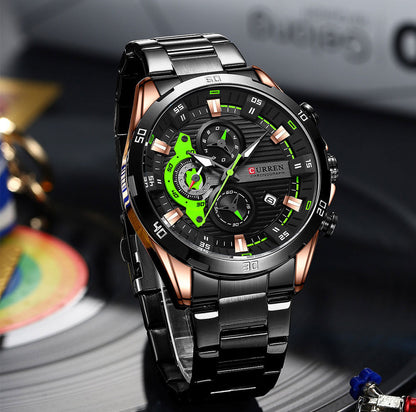 CURREN 8402 Men's Stainless Steel Watch