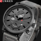 CURREN 8217 Men's Leather Straps Watch