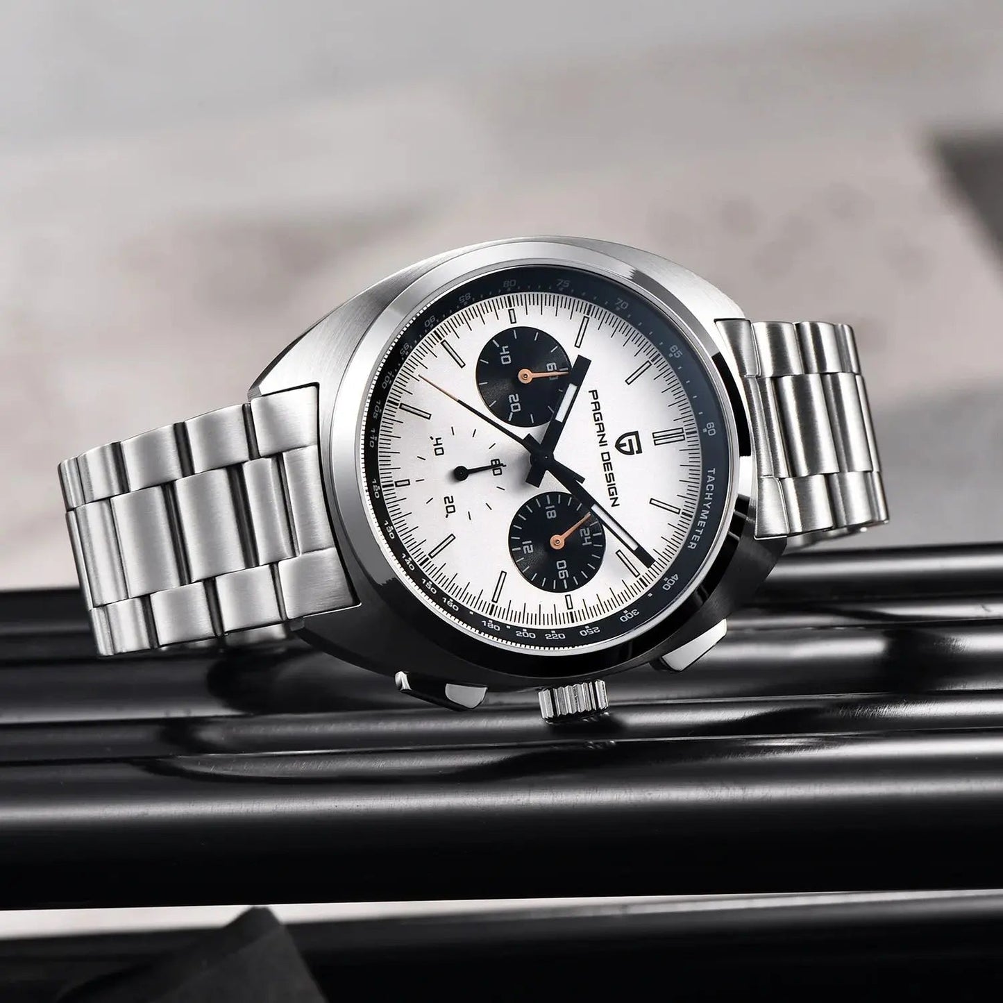 Men's Luxury Panda Dial Watch
