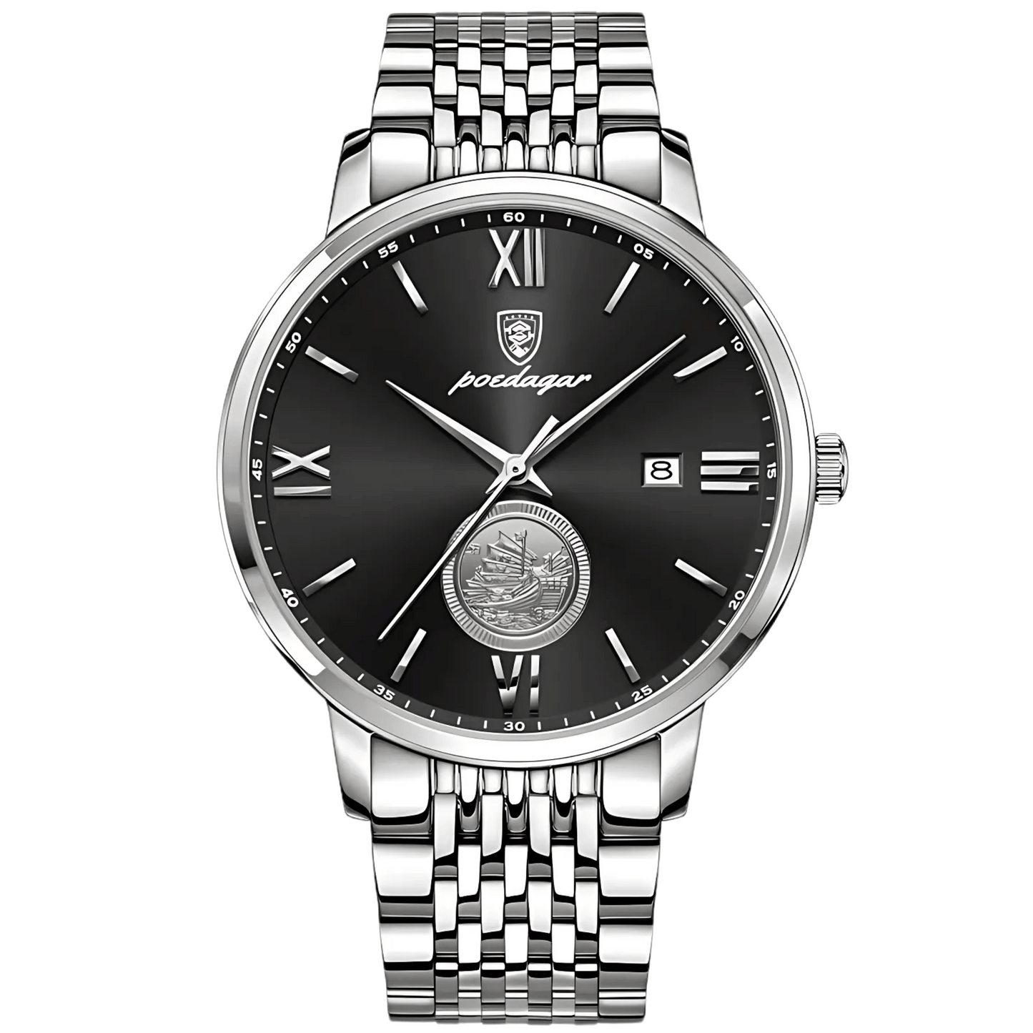 Men's Fortuna Elegant Quartz Steel Watch