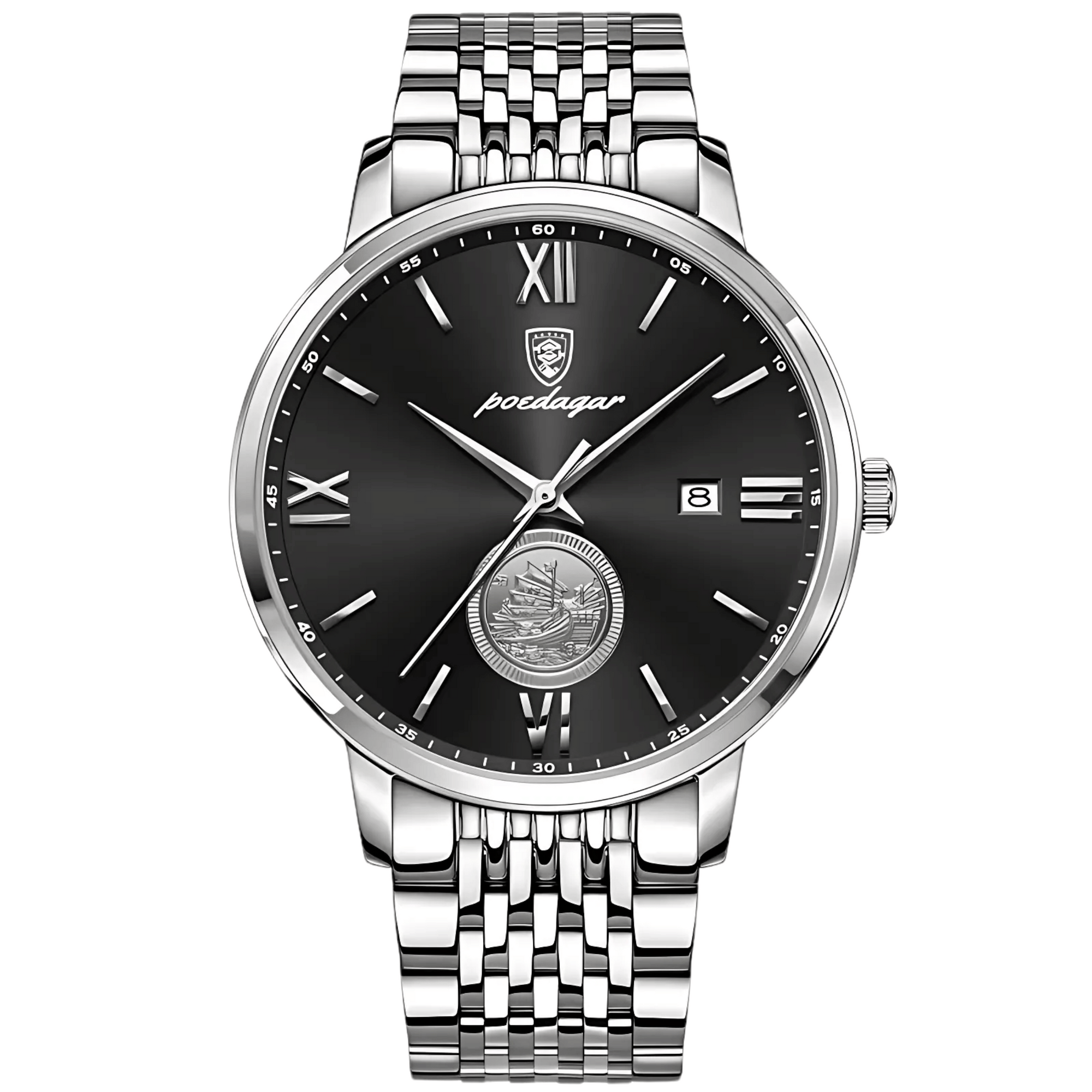 Men's Fortuna Elegant Quartz Steel Watch