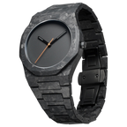 Men's Minimalist Carbon Watch