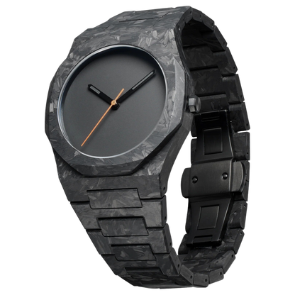 Men's Minimalist Carbon Watch