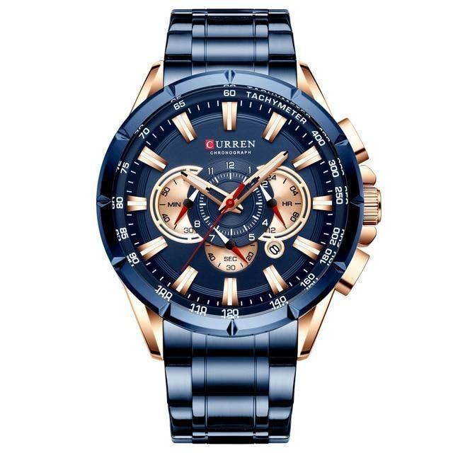 Men's Premium MP027 Watch with Leather Strap