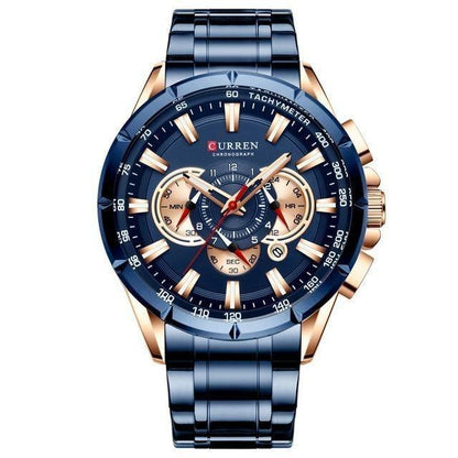 Men's Premium MP027 Watch with Leather Strap