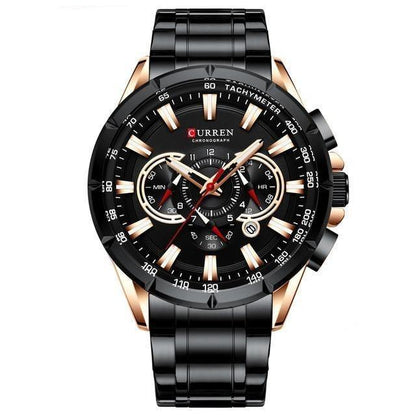 Men's Premium MP027 Watch with Leather Strap