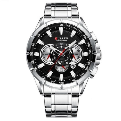 Men's Premium MP027 Watch with Leather Strap