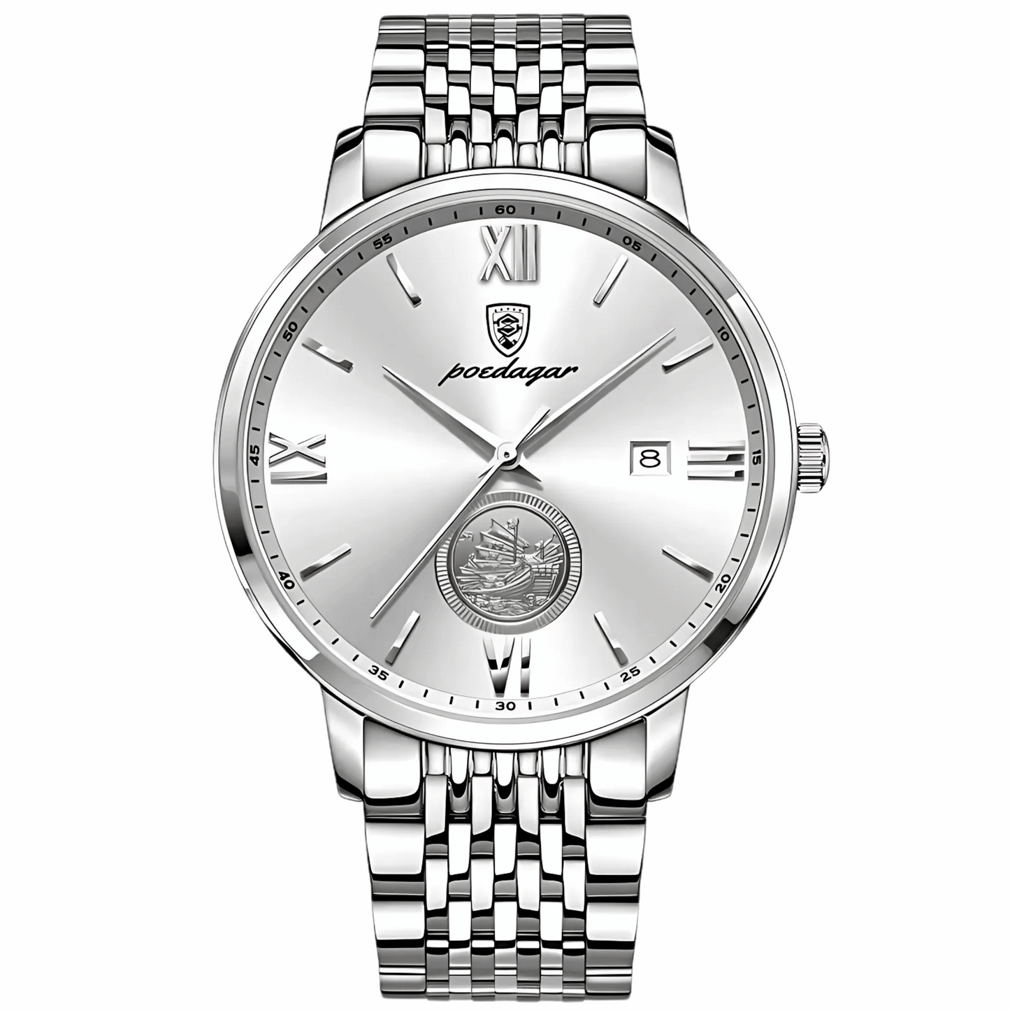 Men's Fortuna Elegant Quartz Steel Watch