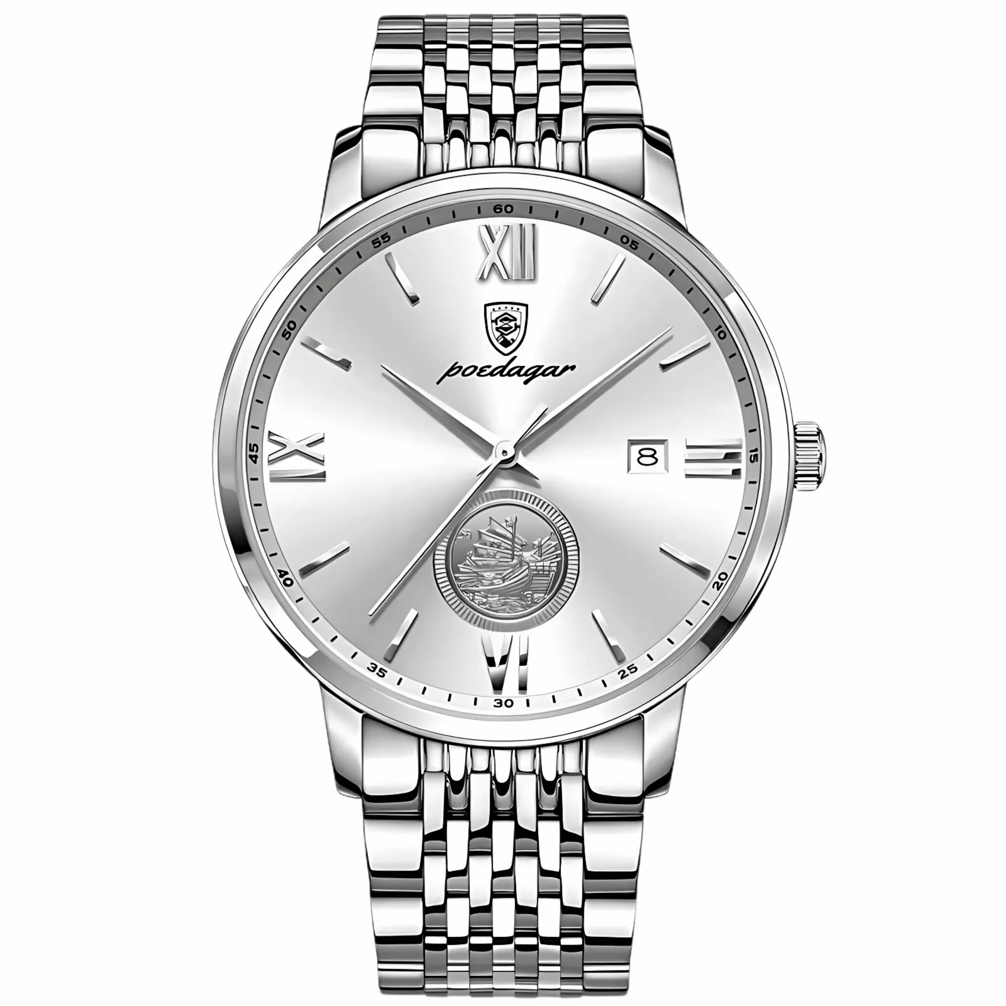 Men's Fortuna Elegant Quartz Steel Watch