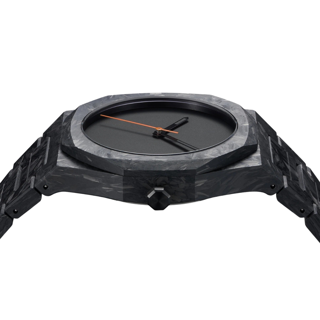 Men's Minimalist Carbon Watch