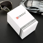 CURREN Original Brand Watch Gift Box & With Carry Bag (Size: 11cm - 7.7cm - 7.2cm)