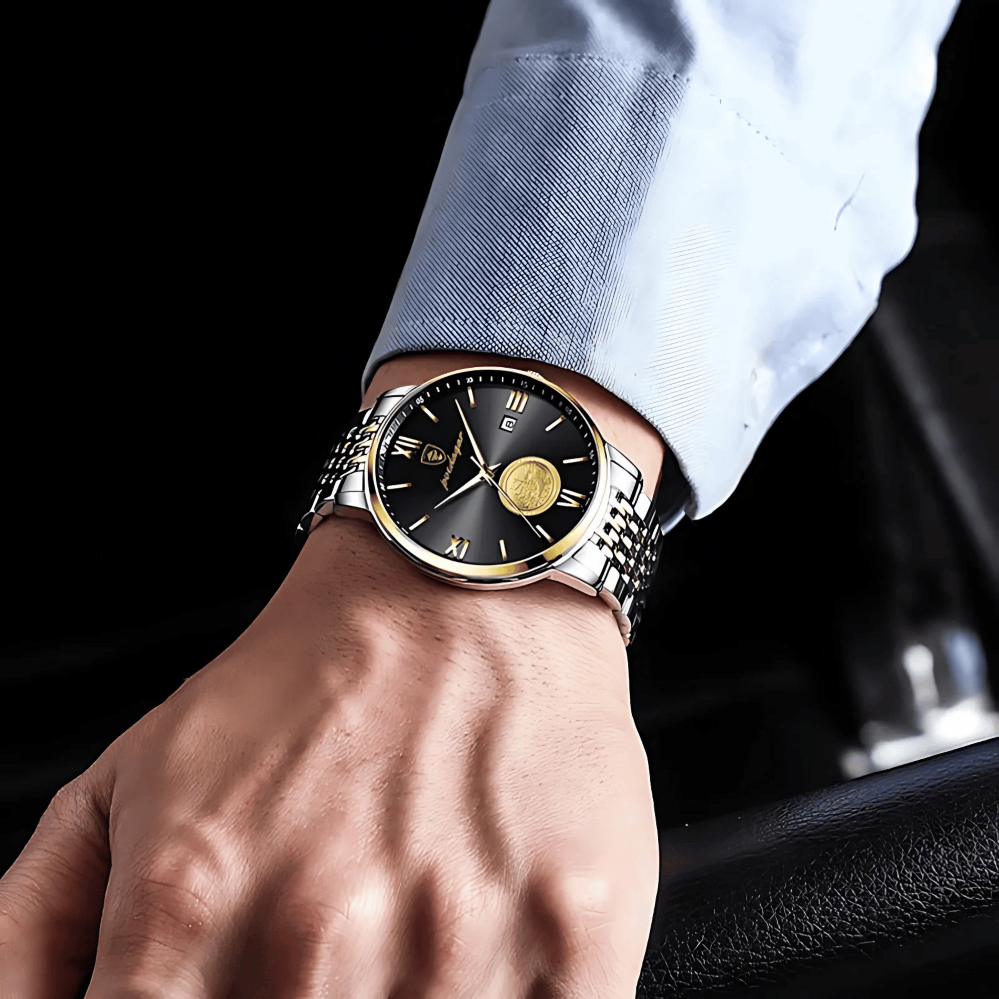 Men's Fortuna Elegant Quartz Steel Watch