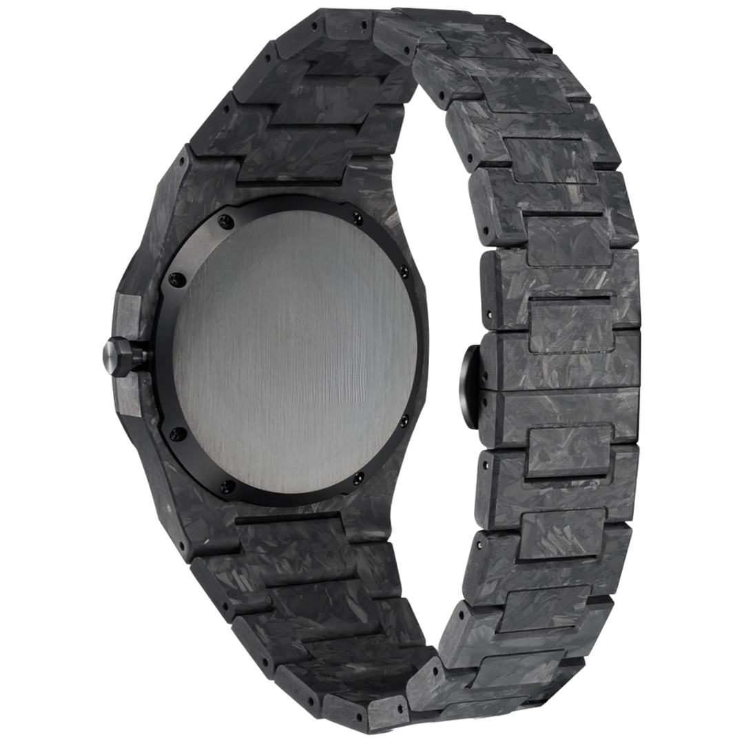 Men's Minimalist Carbon Watch