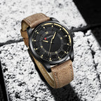 CURREN 8390 Men's Leather Straps Watch