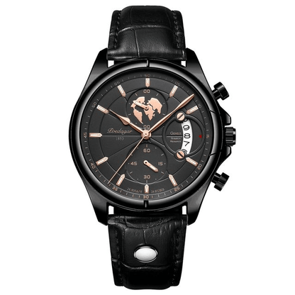 Men's Swiss Leather Watch
