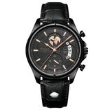 Men's Swiss Leather Watch