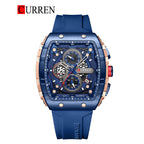 CURREN 8442 Men's Rubber Straps Watch