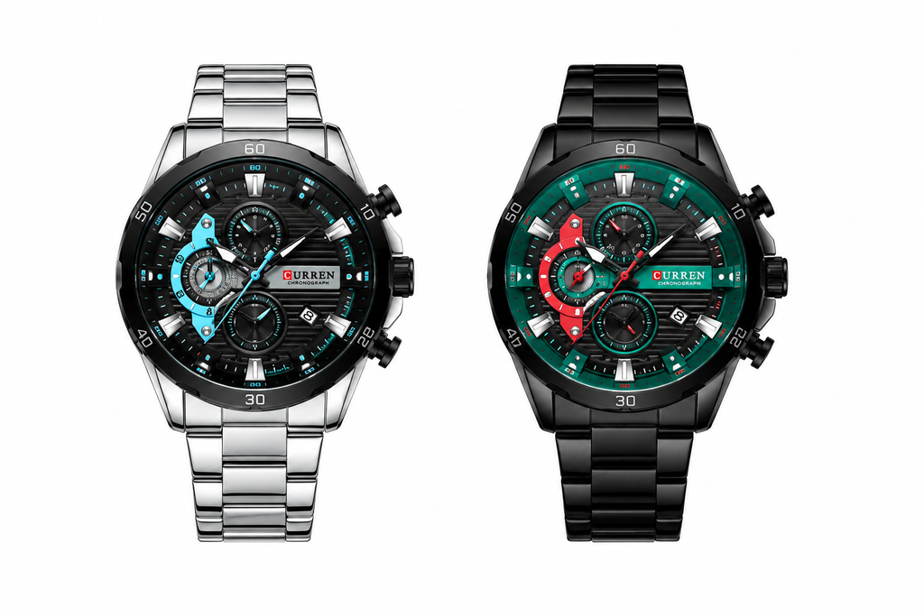 CURREN 8402 Men's Stainless Steel Watch
