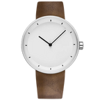 Men's Classic Minimalist Watch with Leather Strap