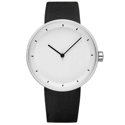 Men's Classic Minimalist Watch with Leather Strap