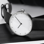 Men's Classic Minimalist Watch with Leather Strap