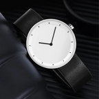 Men's Classic Minimalist Watch with Leather Strap