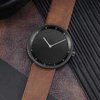Men's Classic Minimalist Watch with Leather Strap