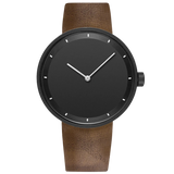 Men's Classic Minimalist Watch with Leather Strap