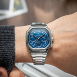 1904 Chronograph, Steel / Blue