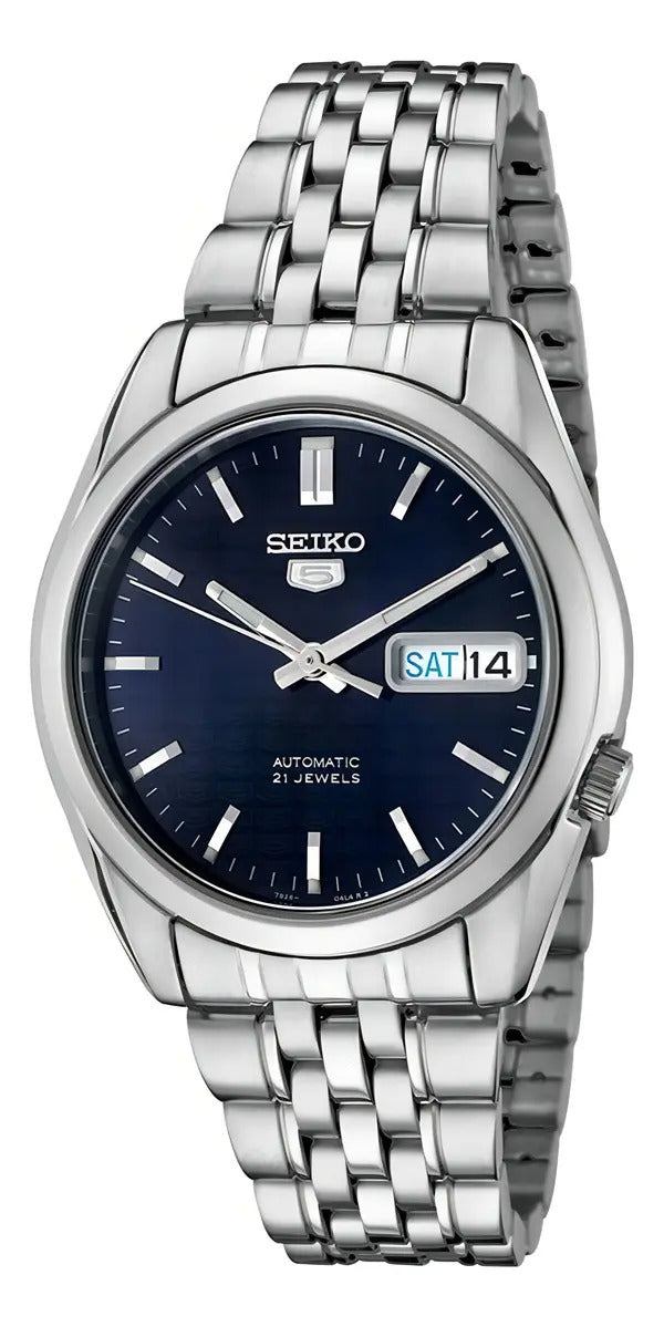 Seiko 5 Automatic Blue Dial Stainless Steel – 21 Jewels