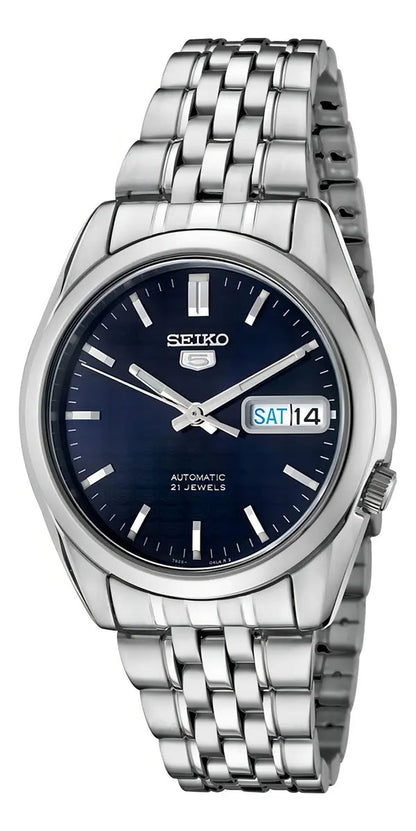 Seiko 5 Automatic Blue Dial Stainless Steel – 21 Jewels