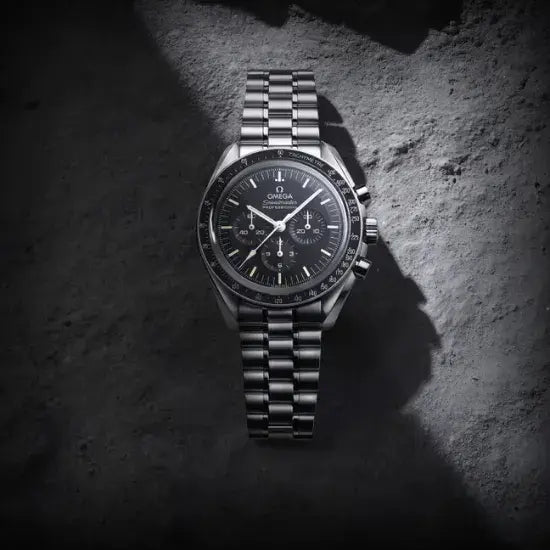 Omega Speedmaster Moonwatch Professional Men's Watch, Silver Black