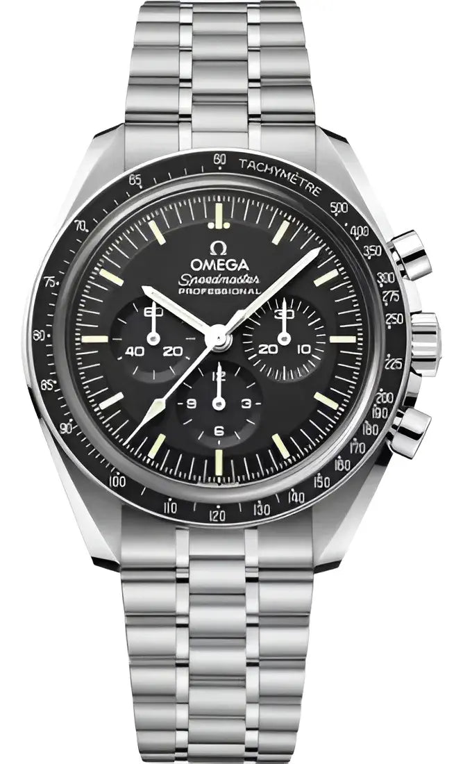 Omega Speedmaster Moonwatch Professional Men's Watch, Silver Black