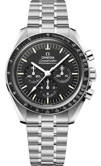 Omega Speedmaster Moonwatch Professional Men's Watch, Silver Black