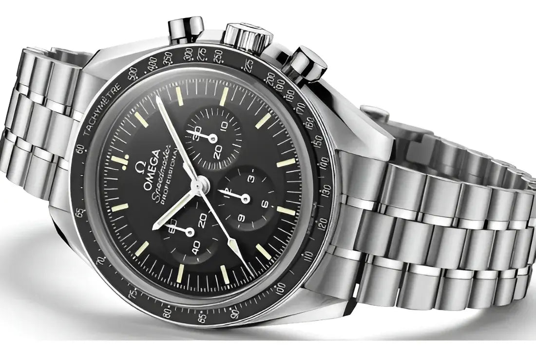 Omega Speedmaster Moonwatch Professional Men's Watch, Silver Black