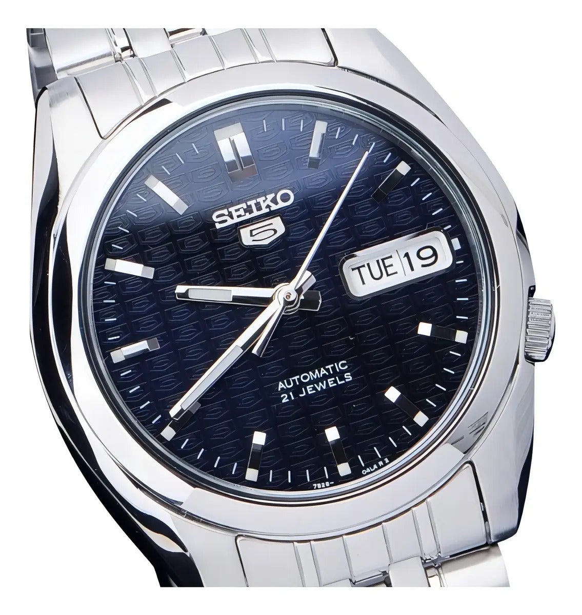 Seiko 5 Automatic Blue Dial Stainless Steel – 21 Jewels