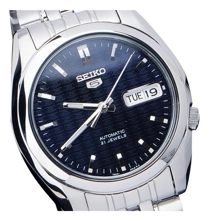 Seiko 5 Automatic Blue Dial Stainless Steel – 21 Jewels