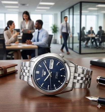 Seiko 5 Automatic Blue Dial Stainless Steel – 21 Jewels