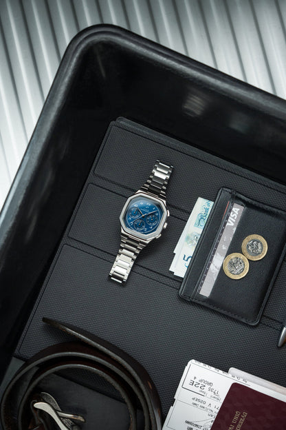 1904 Chronograph, Steel / Blue