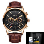 Men's Premium MP027 Watch with Leather Strap Plus