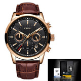 Men's Premium MP027 Watch with Leather Strap Plus