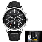 Men's Premium MP027 Watch with Leather Strap Plus