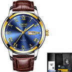 Men's Premium MP027 Watch with Leather Strap Plus