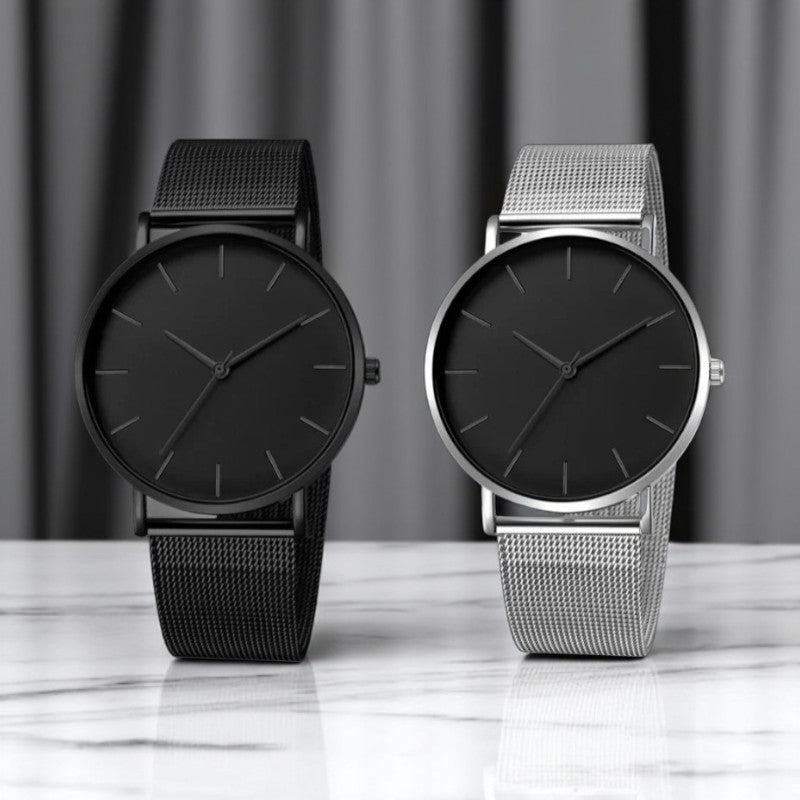 Men's Classic Minimalist Stainless Steel Watch