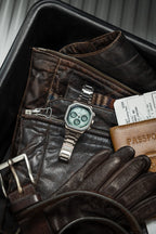1904 Chronograph, Steel / Light & Dark Green