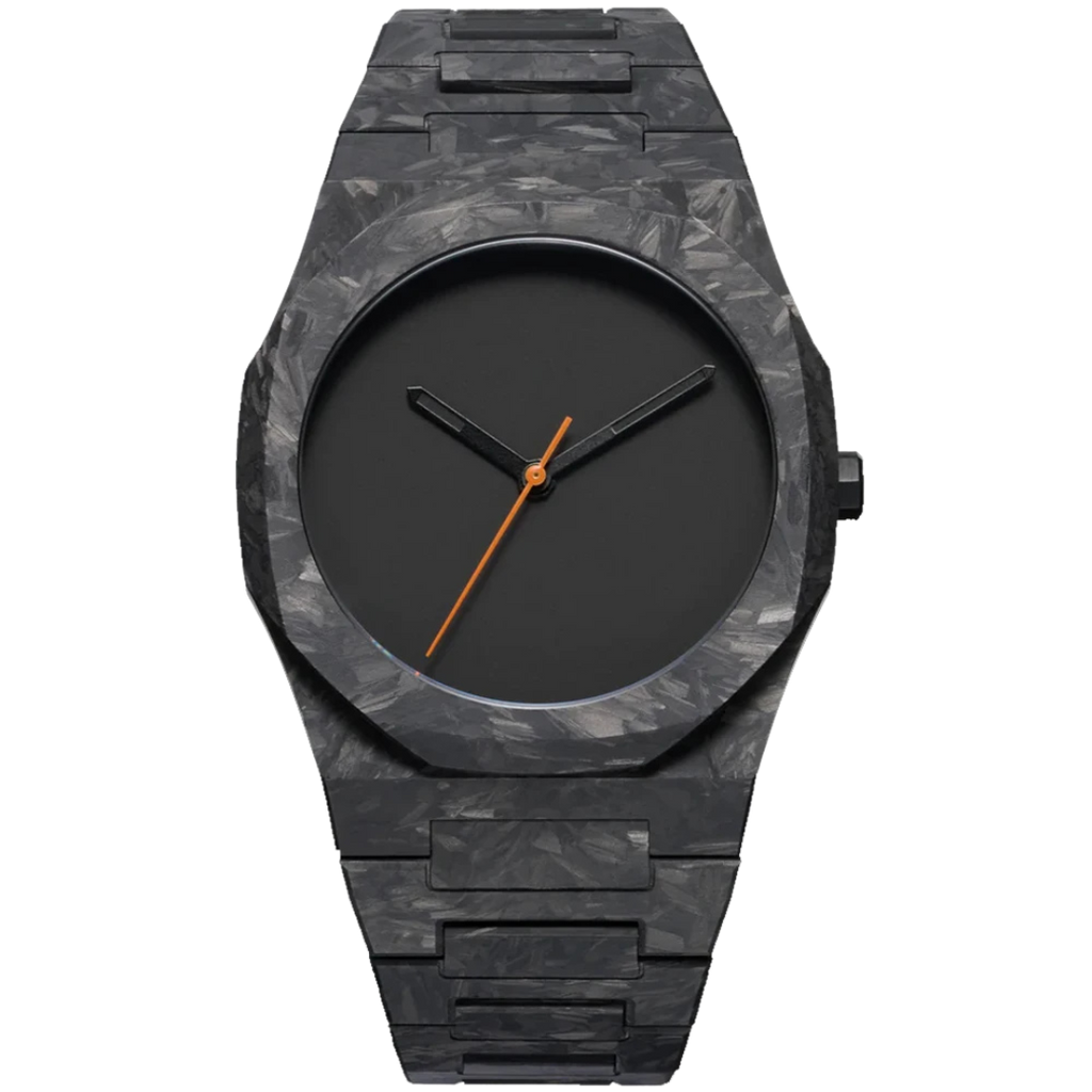 Men's Minimalist Carbon Watch