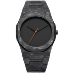 Men's Minimalist Carbon Watch