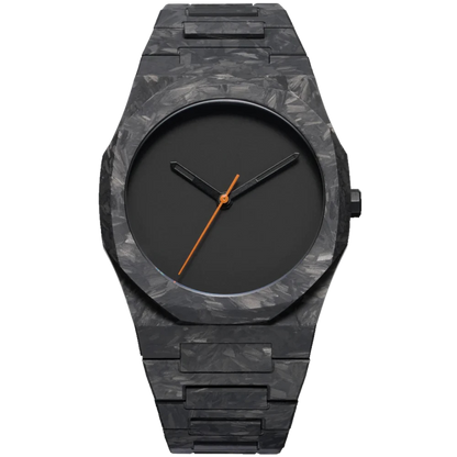 Men's Minimalist Carbon Watch