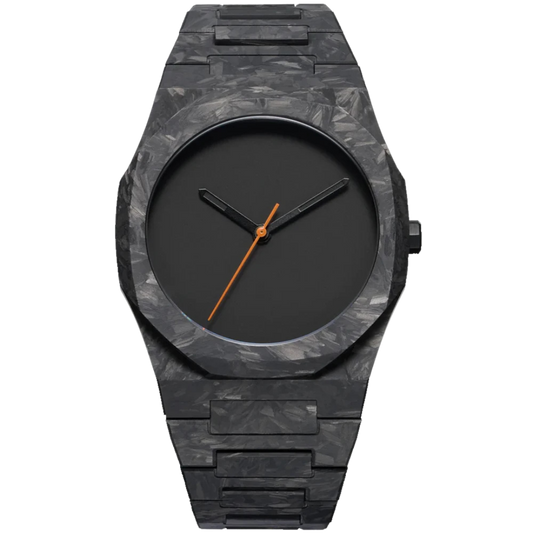 Men's Minimalist Carbon Watch